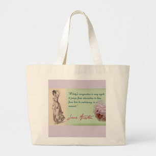 Jane Austen ist die Beste Jumbo Stoffbeutel