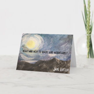 Jane Austen-Karte Karte