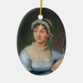 Jane Austen Keramik Ornament