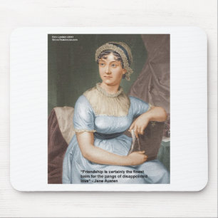 Jane Austen Love Finest Balm Zitatkarten & Geschen Mousepad