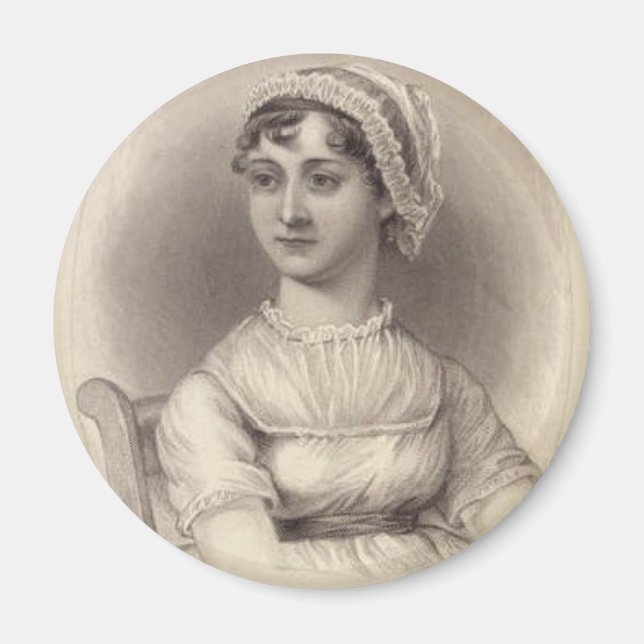 Jane Austen Magnet (Vorne)