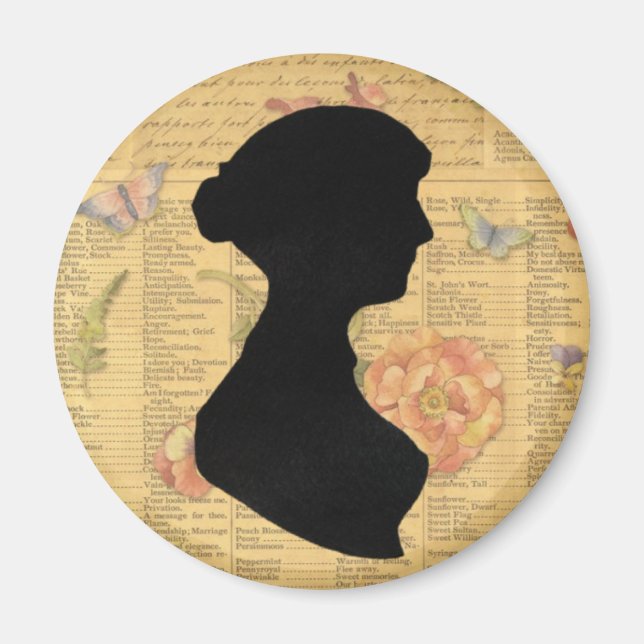 Jane Austen Magnet (Vorne)