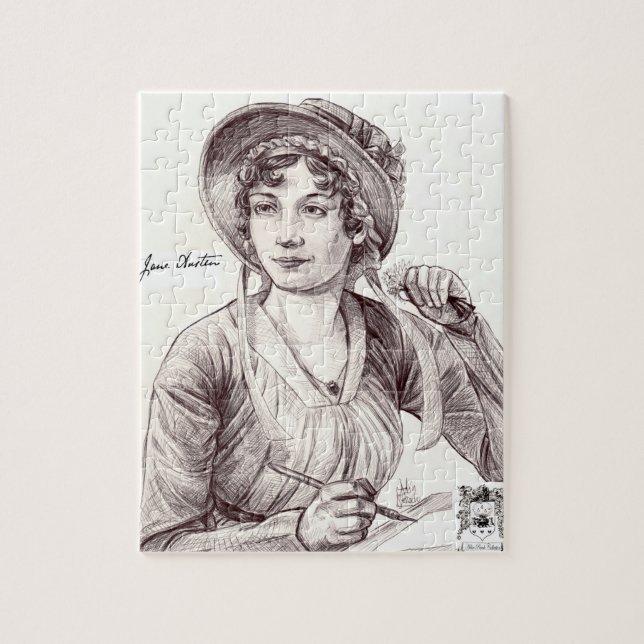 Jane Austen mit einem Lächeln 8x10 Puzzle (Vertikal)