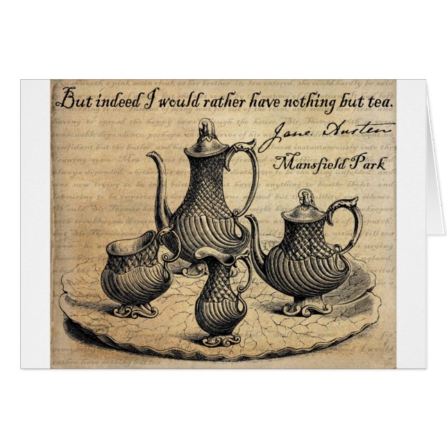 Jane Austen: Nichts aber Tee (Vorderseite (Horizontal))