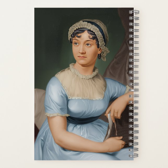Jane Austen notebook Notizbuch (Rückseite)
