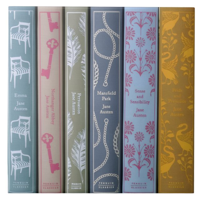 Jane Austen novels   Fliese (Vorderseite)
