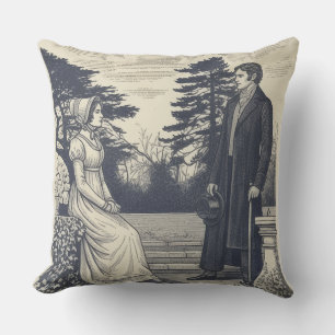 Jane-Austen-Paare Kissen