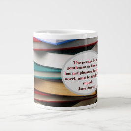 Jane Austen pleasure of novel Jumbo-Tasse