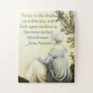 Jane Austen Portrait +Zitat Puzzle