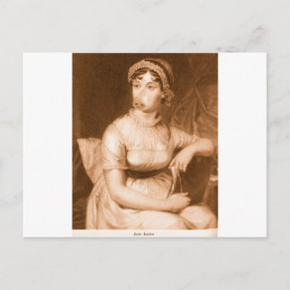 Jane Austen Postkarte
