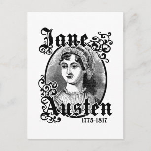 Jane Austen Postkarte