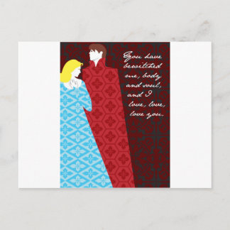 Jane Austen Pride and Prejudice gift "Elizabeth" Postkarte