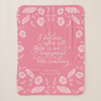 Jane Austen Pride & Prejudice Blumenkoffer Sherpadecke