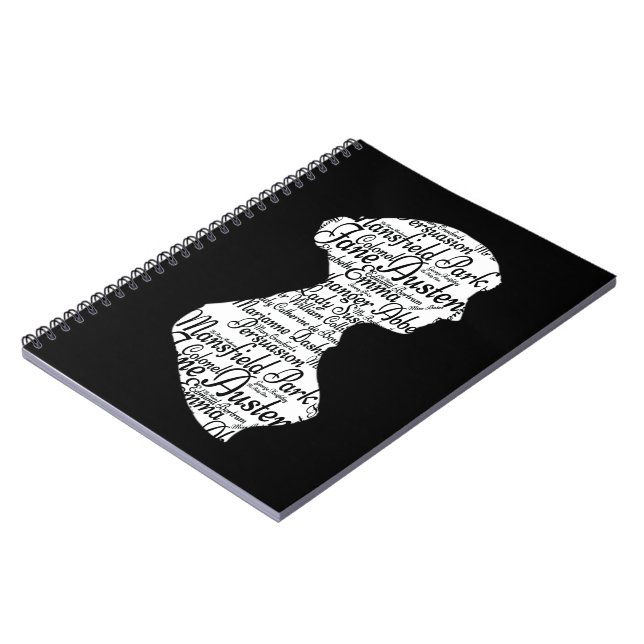 Jane Austen Pride & Prejudice Journal Black Notizblock (Linke Seite)