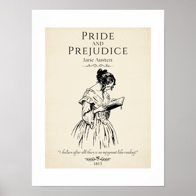 Jane Austen Pride und Literaturvorurteil Poster (Vorne)