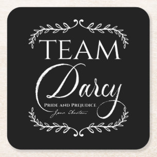 Jane Austen Pride und Prejudice Darcy Geschenk Bo Rechteckiger Pappuntersetzer