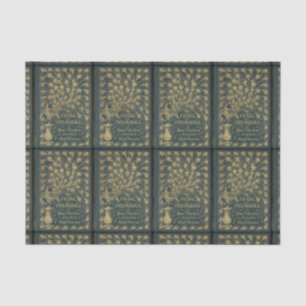 Jane Austen Pride und Prejudice Pfauenbuchdeckung Seidenpapier