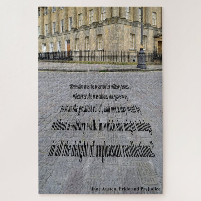 Jane Austen. Puzzle (Vertikal)