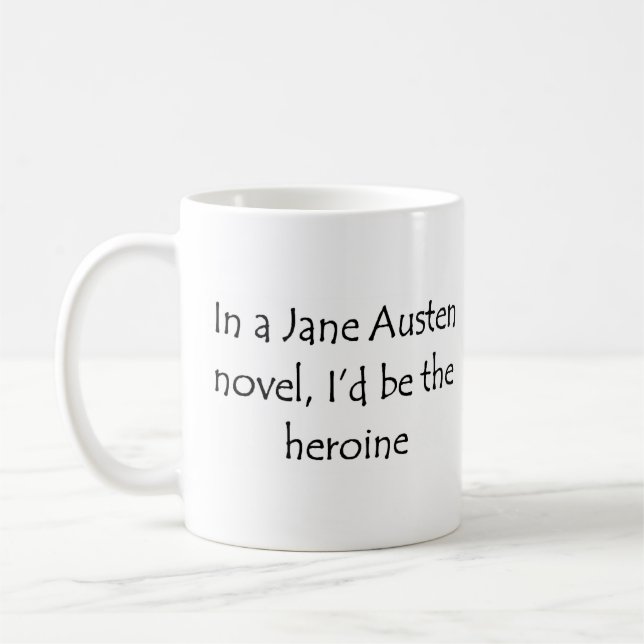 Jane austen Roman Kaffeetasse (Links)