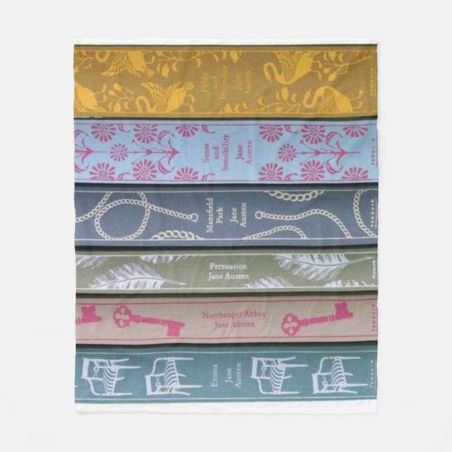 Jane Austen Roman Throw Blanket Fleecedecke (Vorderseite)