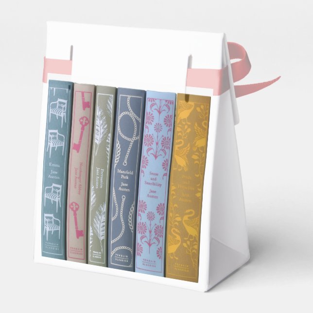 Jane-Austen-Romane-Geschenkbox Geschenkschachtel (Rückseite)