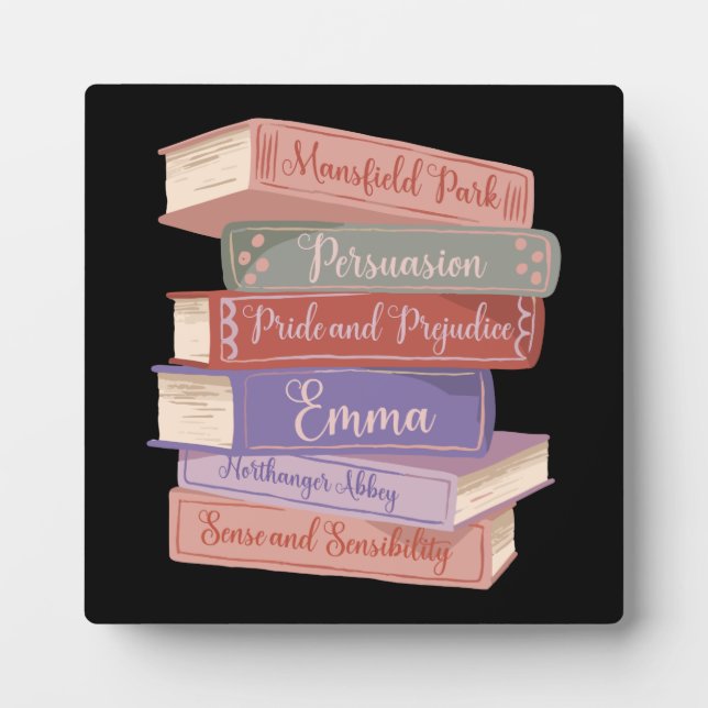 Jane Austen Romane V Fotoplatte (Vorderseite)