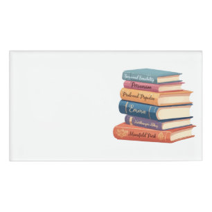 Jane Austen Romane VII Namenschild