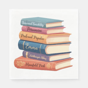 Jane Austen Romane VII Serviette