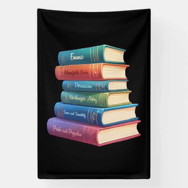 Jane Austen Romane VIII Banner (Vertikal)