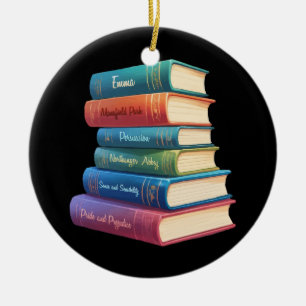 Jane Austen Romane VIII Keramik Ornament