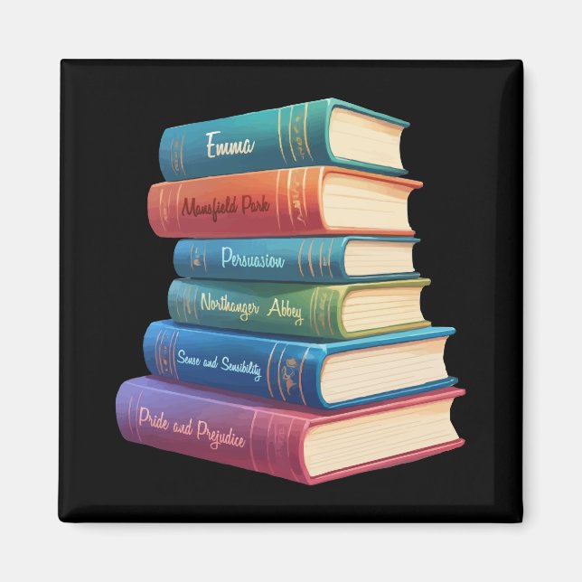 Jane Austen Romane VIII Magnet (Vorne)