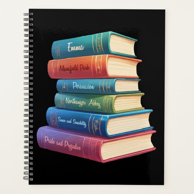 Jane Austen Romane VIII Planer (Vorderseite)