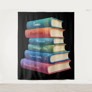 Jane Austen Romane VIII Wandteppich