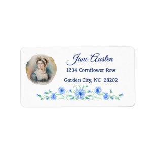 Jane-Austen-Rücksendeetiketten Adressaufkleber