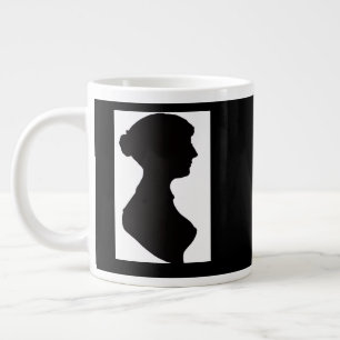 Jane-Austen-Silhouette Jumbo-Tasse
