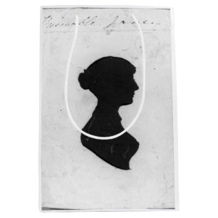 Jane-Austen-Silhouette Mittlere Geschenktüte