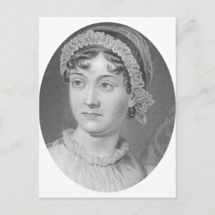Jane Austen Simply Jane Portrait Postkarte