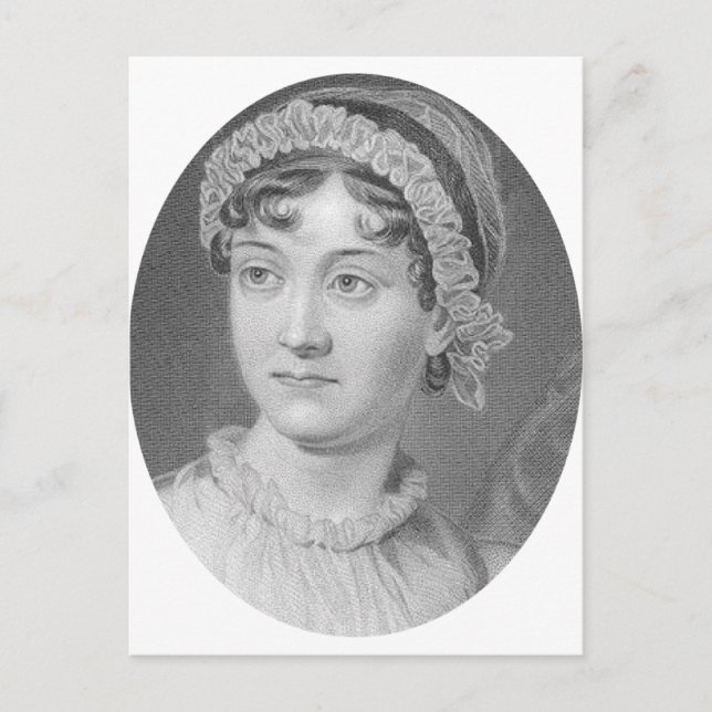 Jane Austen Simply Jane Portrait Postkarte (Vorderseite)