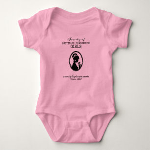 Jane Austen Society of Obstinate Headstrong Girls Baby Strampler