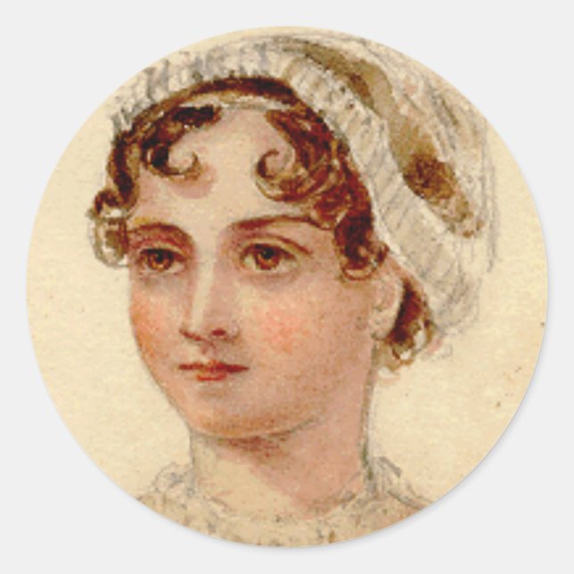 Jane Austen Stickers (Vorderseite)