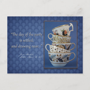 Jane Austen Tea Party Einladung
