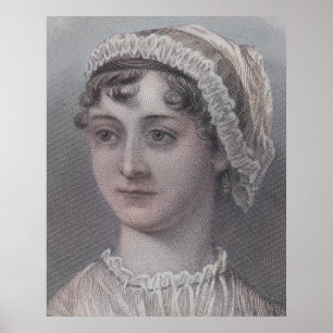 Jane Austen - Verfasser Poster