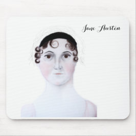 Jane Austen Wasserfarbe Mousepad von ORDesign
