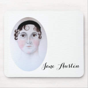 Jane Austen Wasserfarbe Mousepad von ORDesign
