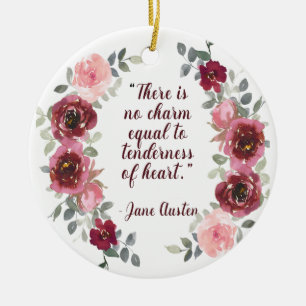 Jane Austen Weihnachten ohne Weihnachten Keramik Ornament