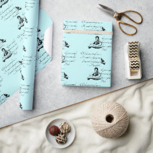 Jane Austen Zeit Zitat – Mansfield Park Vintage Geschenkpapier