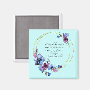 Jane Austen Zeit Zitat, Sense and Sensibility  Magnet