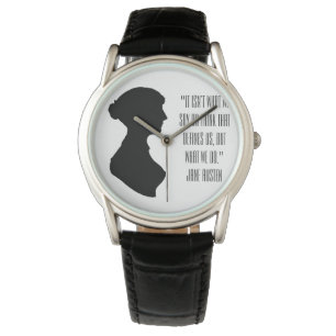 Jane Austen Zitat Armbanduhr