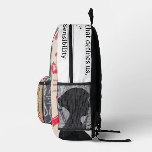 Jane-Austen-Zitat Bedruckter Rucksack