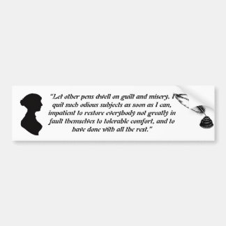 Jane-Austen-Zitat-Magnet Autoaufkleber